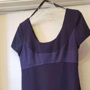 Beautiful deep purple knee length dress
